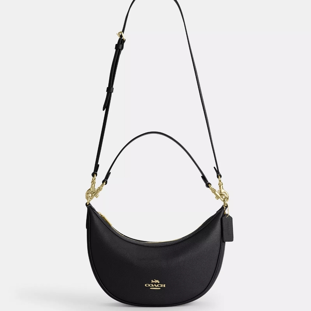 Coach Black and Gold Shoulder Bag